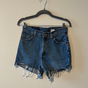 Levi’s blue Jean shorts